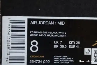 LIGHT SMOKE 1 GREY JORDAN MID AIR 0519
